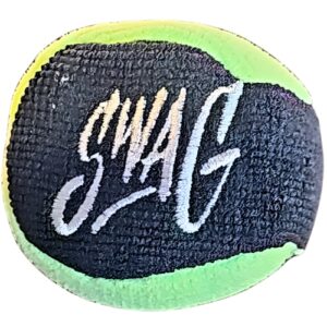 SWAG Black Lime Green Microfiber Grip Ball