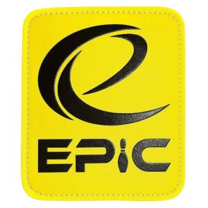Epic Silicone Xtra Grip Black Yellow Bowling Shammy