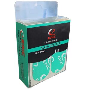 Epic Thumb Shield Protection Thumb Tape Teal Slow 40 Piece Pack