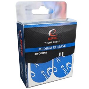 Epic Thumb Shield Protection Thumb Tape Blue Medium 40 Piece Pack