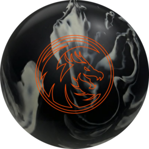 SWAG Black Dragon Hybrid Bowling Ball - Black / Silver