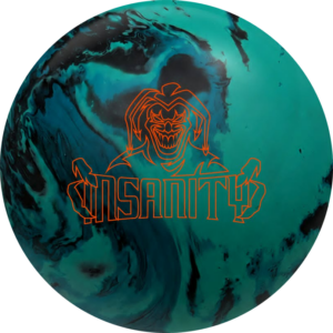 SWAG Insanity Hybrid Bowling Ball - Navy / Teal / Aqua
