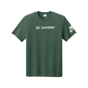 SWAG Be Different Men's Bowling T-Shirt Forest Green Heather
