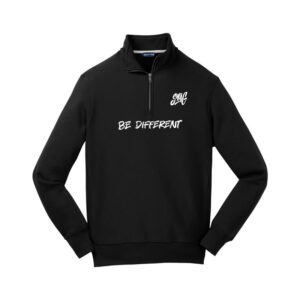 SWAG Be Different Men's Bowling 1/4 Zip Heavyweight Sweatshirt